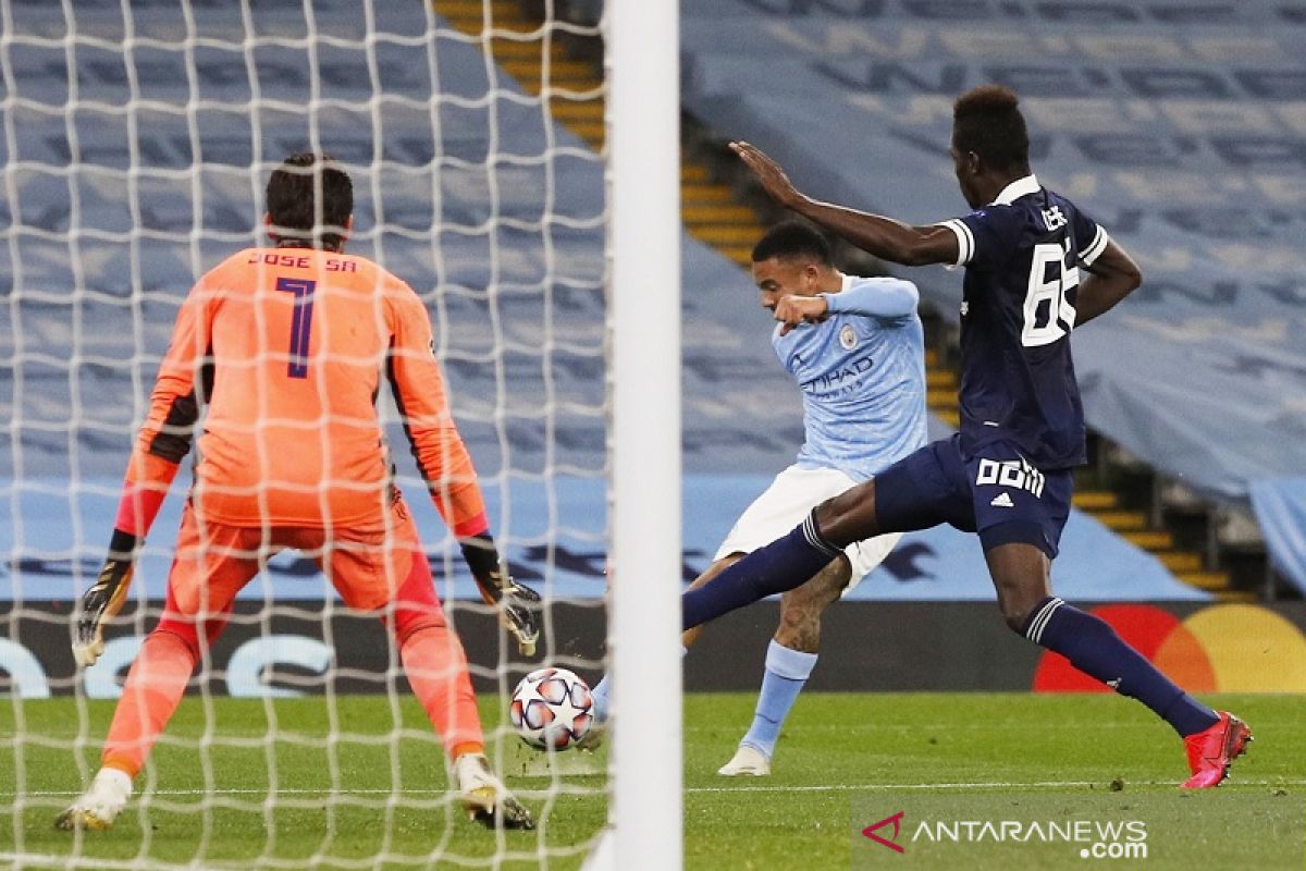 Gabriel Jesus kembali untuk bantu Manchester City bekuk Olympiakos 3-0