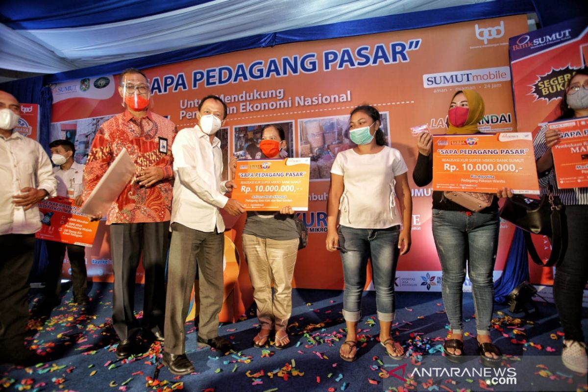 Pemkot Medan dukung program Bank Sumut gelar Sapa Pedagang Pasar