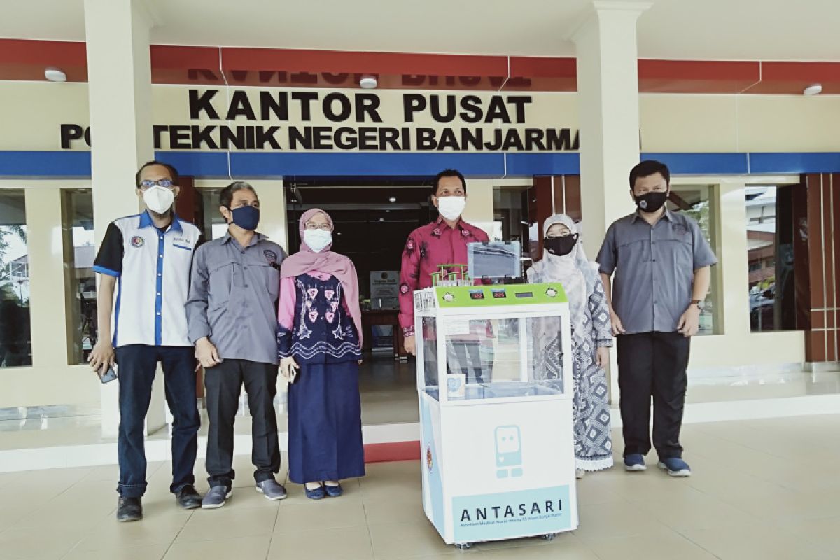 Politeknik Banjarmasin buat robot pendukung pelayanan COVID-19