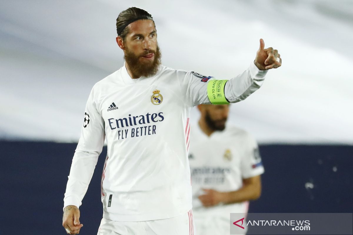 Cedera, Ramos absen bela Madrid lawan Inter