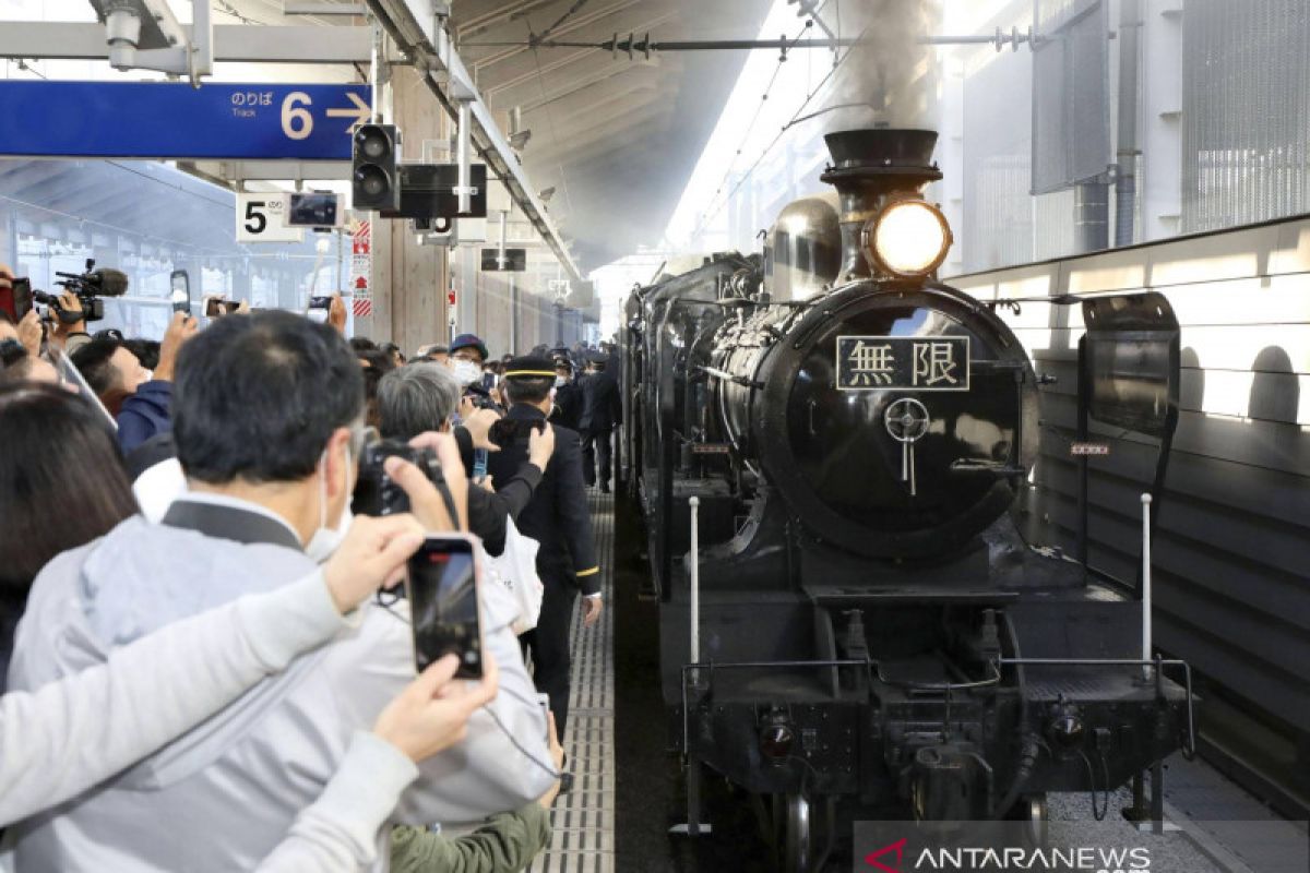 Kereta lokomotif uap "Demon Slayer" hadir di Jepang