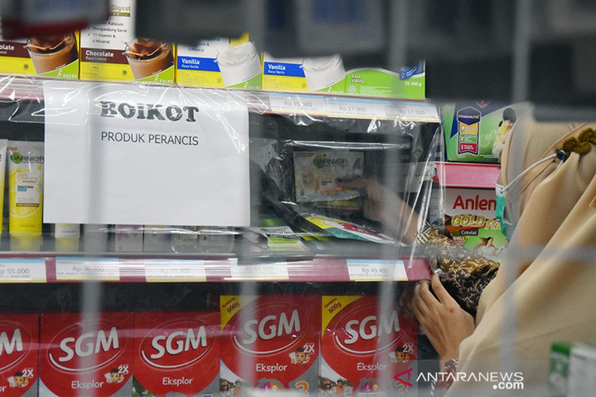 Swalayan di Pekanbaru mulai boikot produk Prancis meski merugi, begini penjelasannya