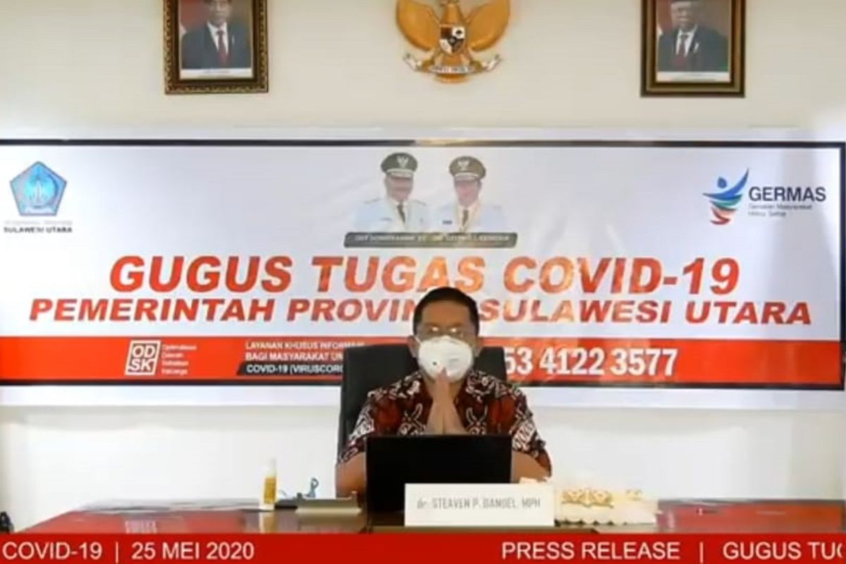 Angka kesembuhan pasien COVID-19 di Sulut mencapai 85,33 persen