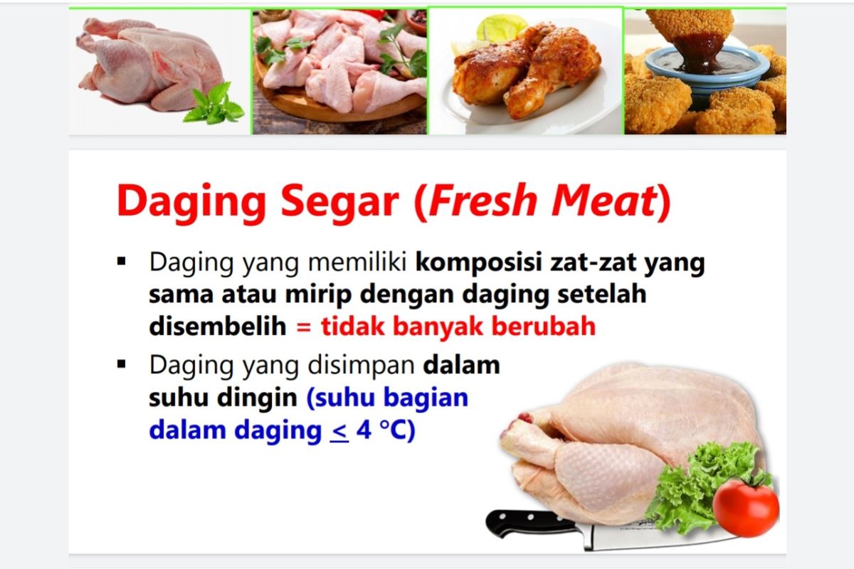 Daging ayam broiler aman untuk dikonsumsi