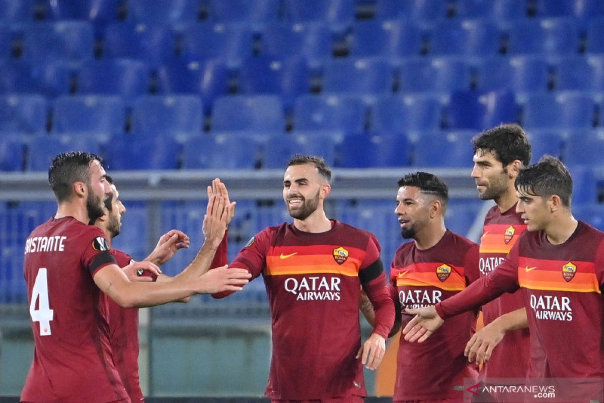 Liga Europa - Roma  kuasai pucuk klasemen setelah pesta lima gol ke gawang CFR