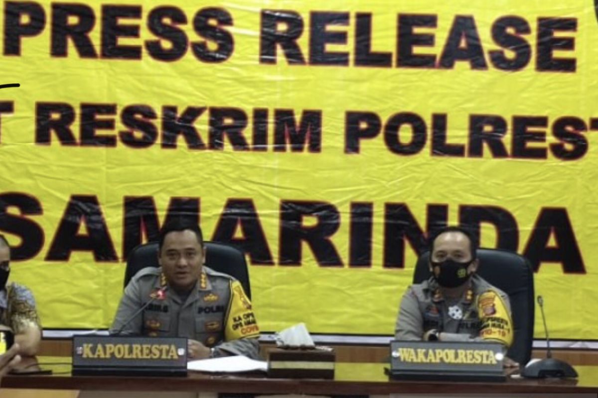 Polisi tetapkan dua tersangka perusakan saat demo di DPRD Kaltim