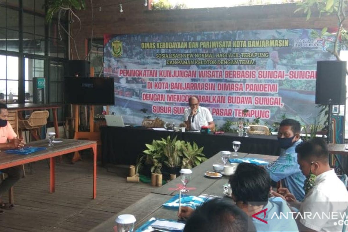 Wisata bakal dibuka, acil pasar terapung dan motoris kelotok dibekali