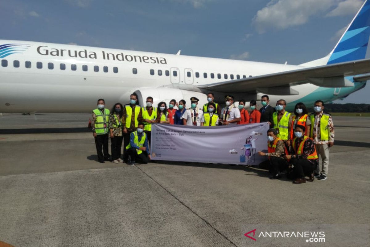 Garuda Indonesia mulai menerbangkan rute baru melalui Solo