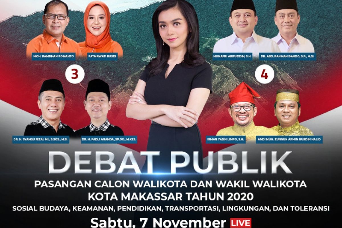 Dua Guru Besar Unhas panelis debat publik pilwali kota Makassar