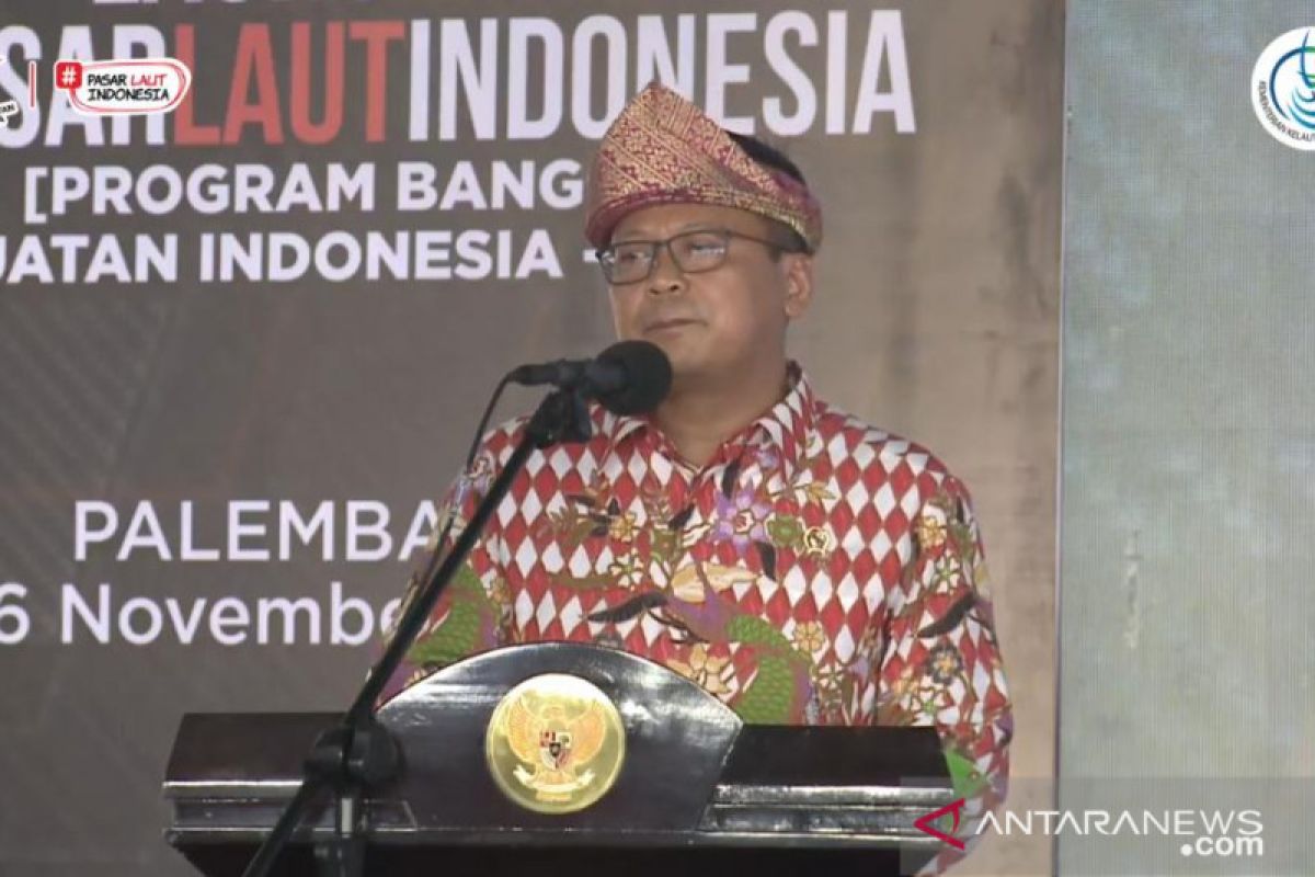 Edhy Prabowo resmikan Pasar Ikan Modern Palembang