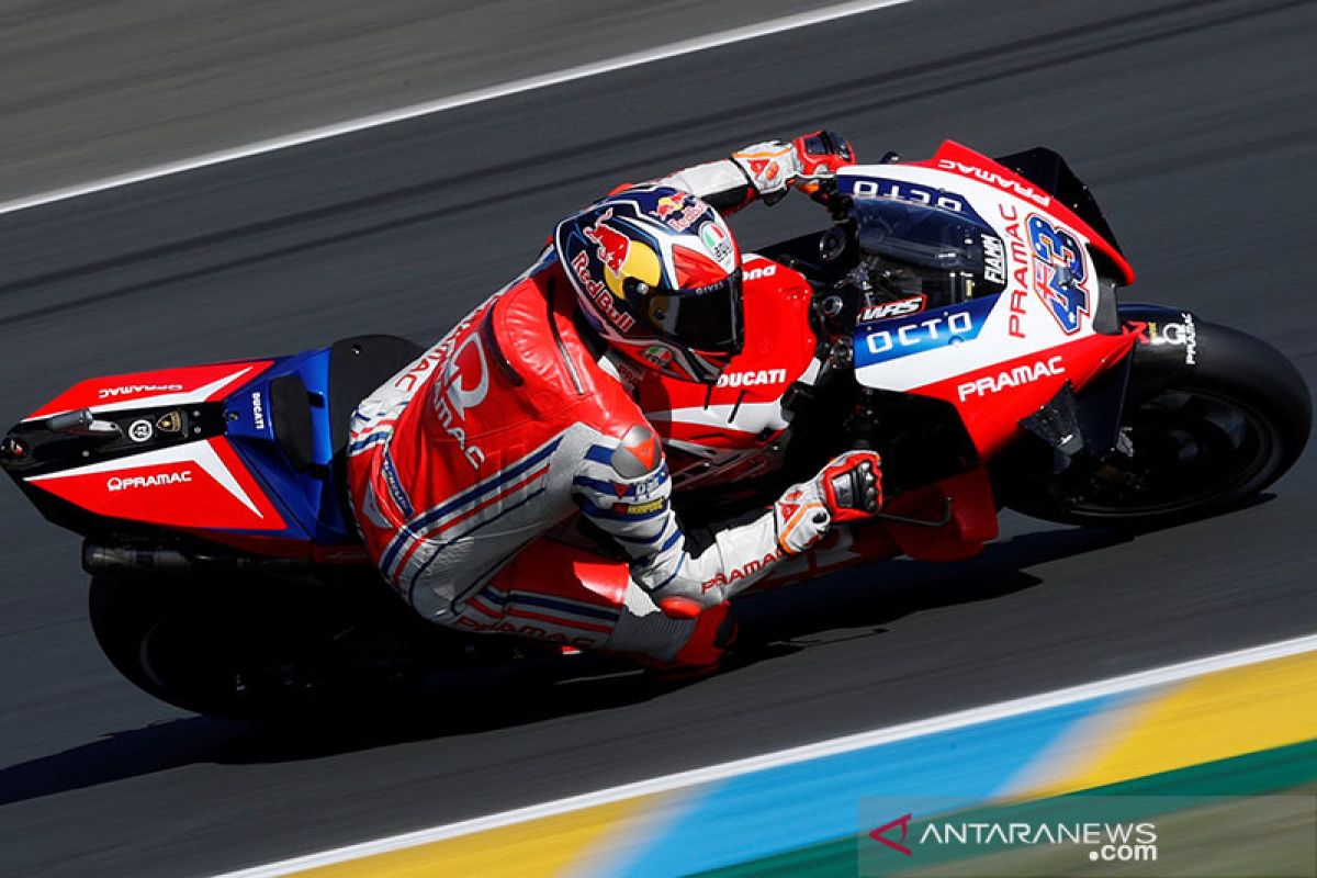 Miller geser Nakagami di puncak sesi latihan Grand Prix Valencia