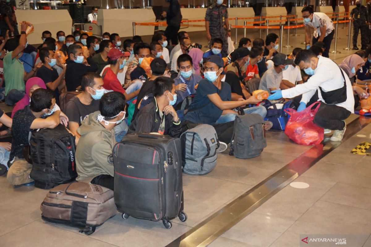 502 WNI dideportasi dari Kuala Lumpur ke Surabaya dan Jakarta