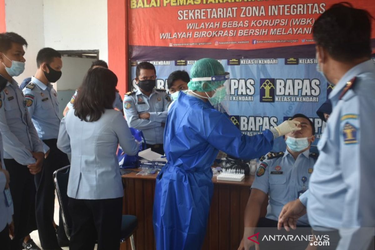 86 napi dan pegawai Lapas Kendari sembuh dari COVID-19