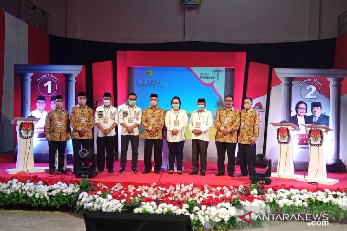 KPU Morowali Utara sukses gelar Debat Publik Pilkada Tahap II