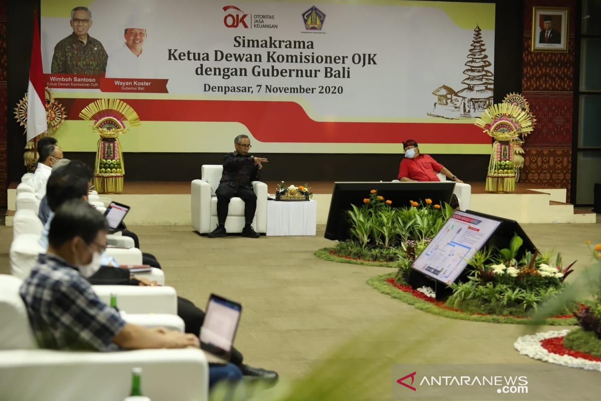 Ketua OJK-Gubernur bahas upaya pemulihan ekonomi Bali