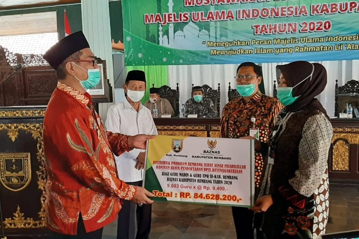 9.003 guru TPQ dan Madin di Rembang dilindungi BPJAMSOSTEK