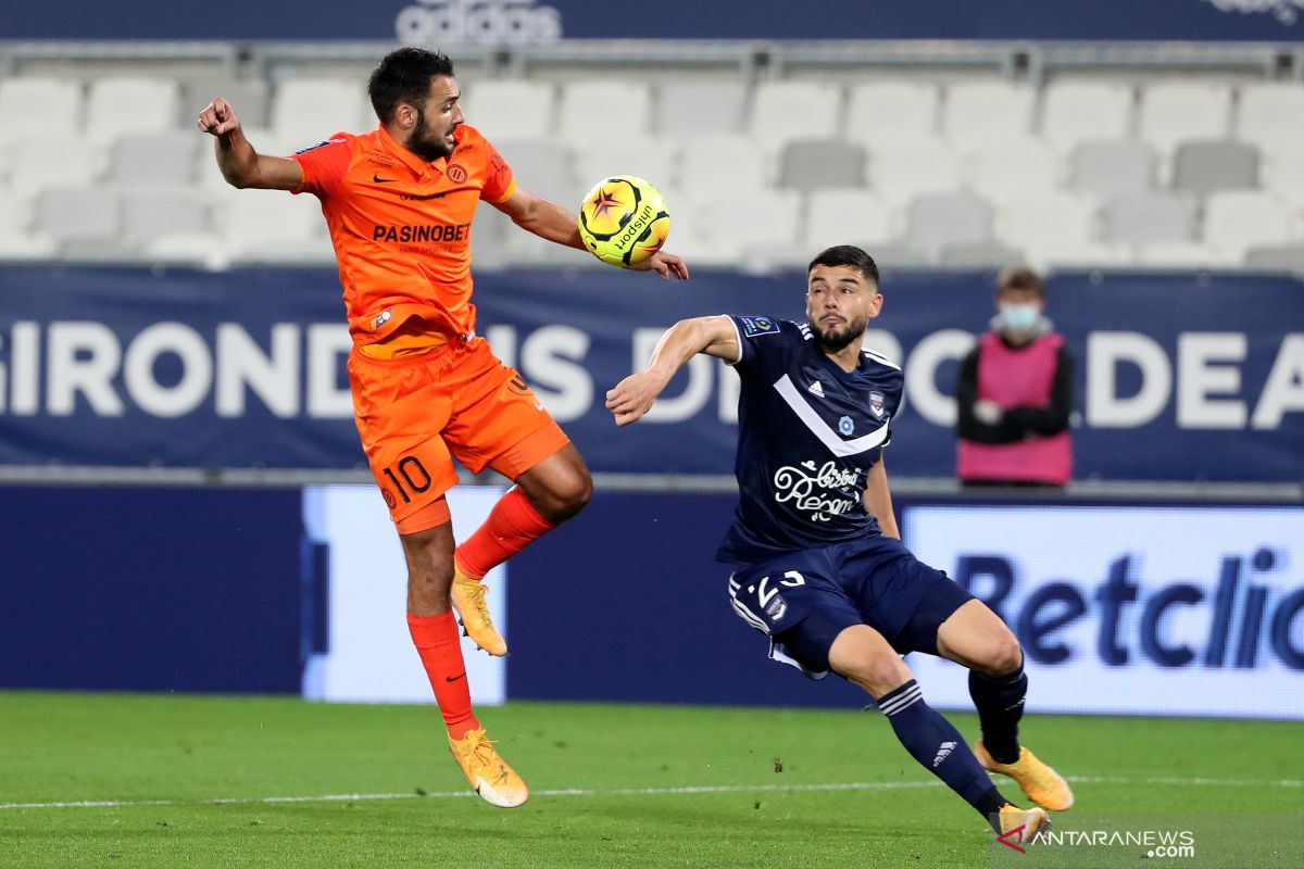 Bordeaux kembali kalah setelah dipermalukan Montpellier 0-2