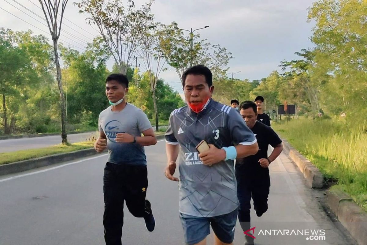 Zainal Disela Kesibukan Kampanye Luangkan Waktu Olah Raga