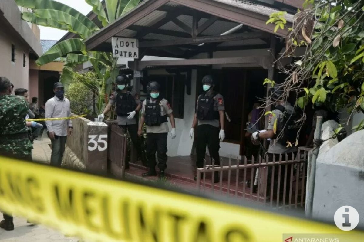 Densus 88 arrests four suspected terrorists in Lampung