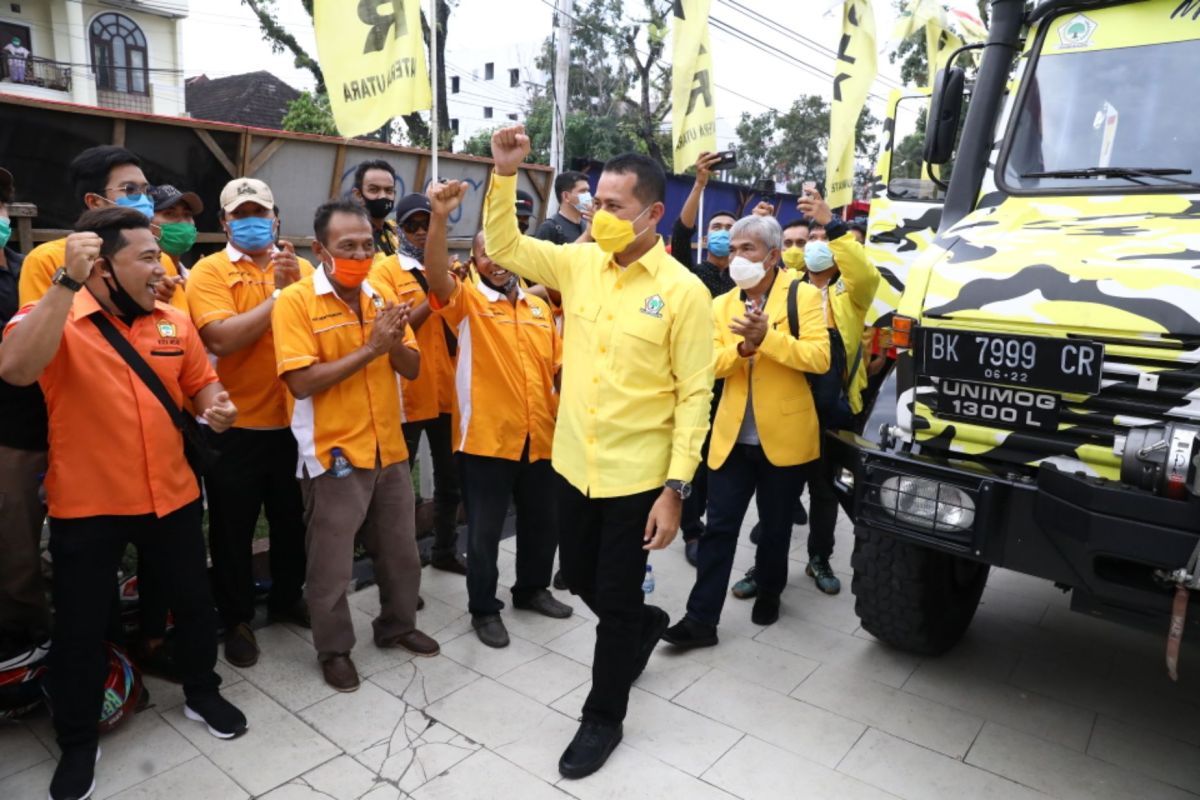 Tiba di Medan, Ijeck langsung kunjungi kantor DPD Golkar Sumut