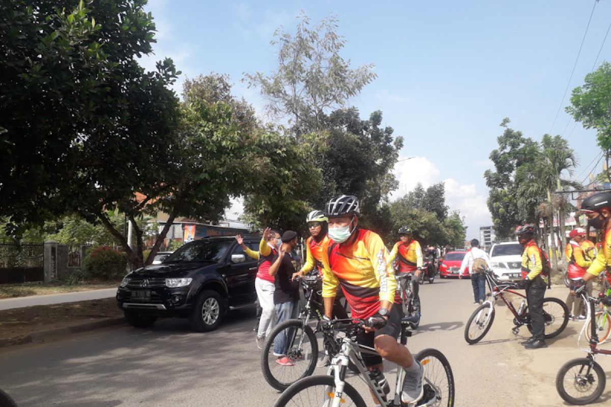 Kajati Lampung ajak jaksa cegah COVID-19 dengan olahraga bersepeda
