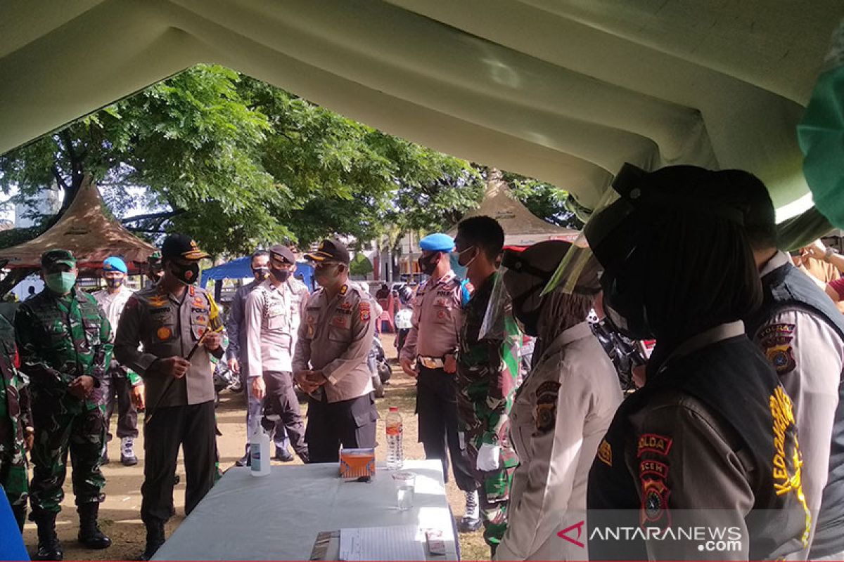 Pantau rapid test. Ini pesan Pangdam dan Kapolda Aceh