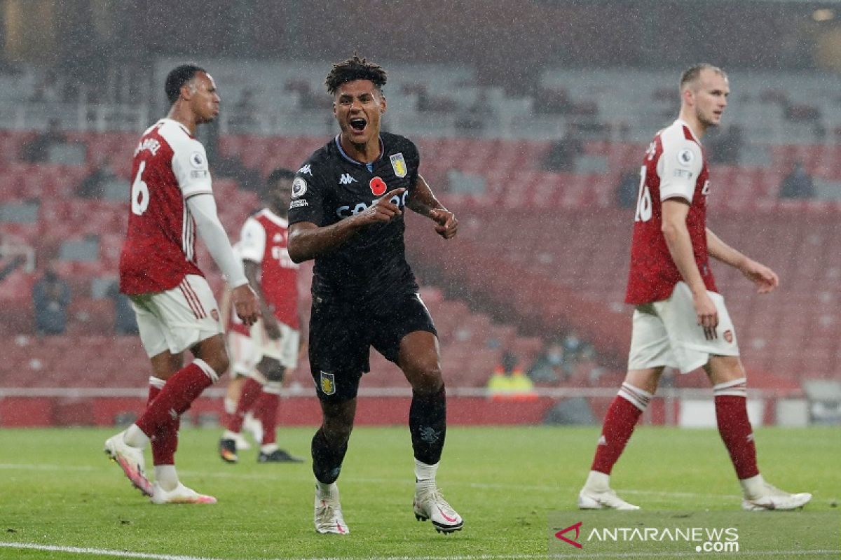 Liga Inggris, Aston Villa permalukan Arsenal di Emirates