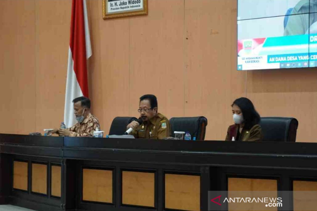 Seluruh kades di Bekasi diminta optimalkan penggunaan dana desa