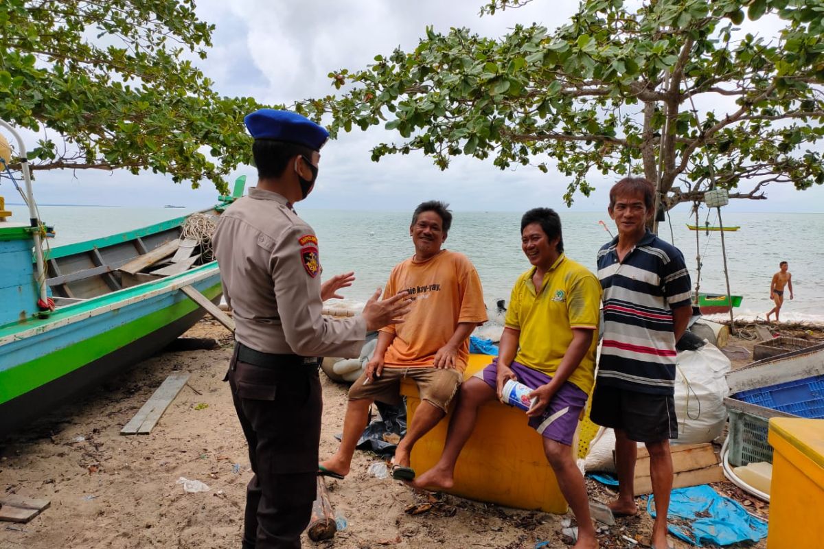Polres Bangka Barat ingatkan nelayan waspadai angin kencang
