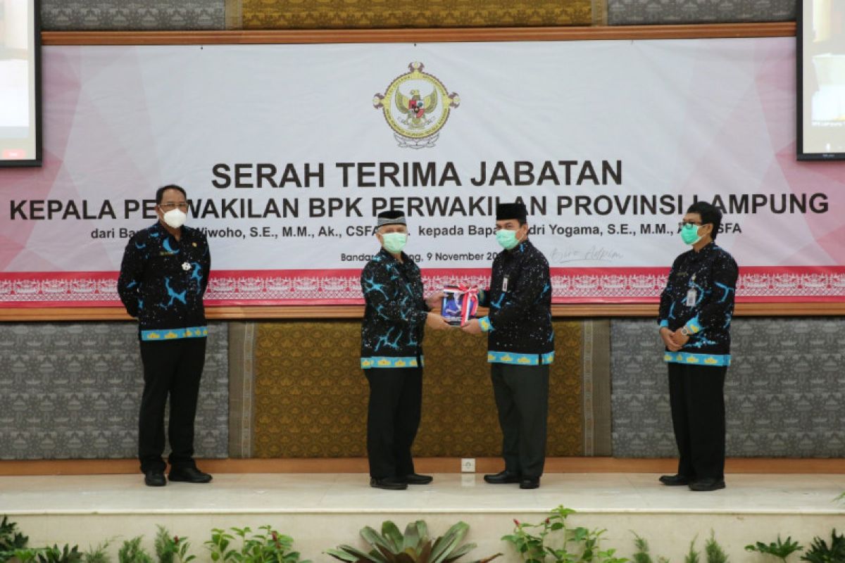 Andri Yogama resmi jabat Kepala Perwakilan BPK Lampung