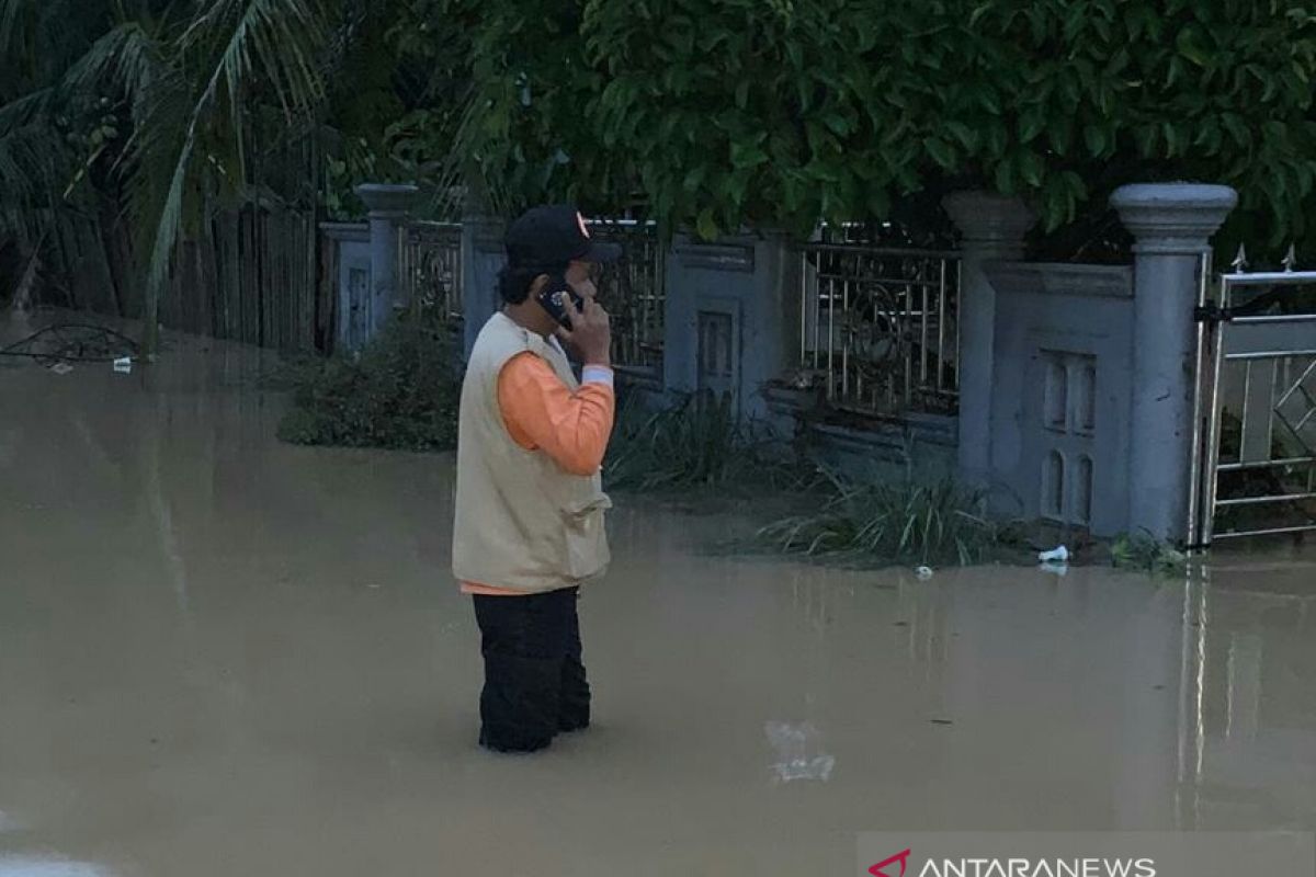 Dua sungai meluap, 126 rumah terendam banjir di Solok Selatan