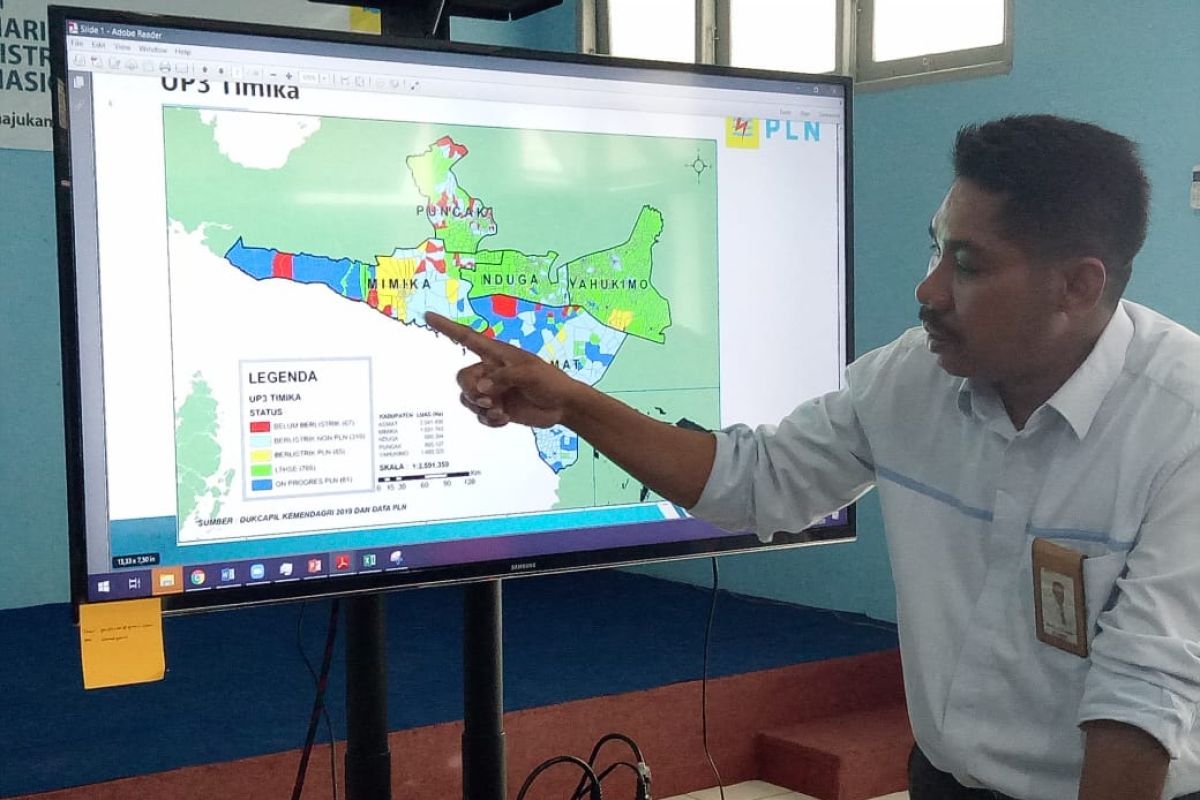 PLN Timika targetkan melistriki ibu kota empat distrik