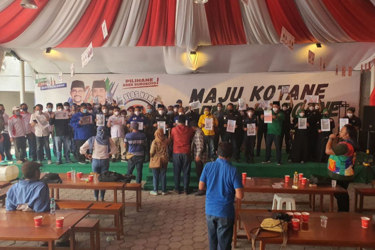 Machfud-Mujiaman bentuk Satgas Gebrak antisipasi kecurangan Pilkada Surabaya