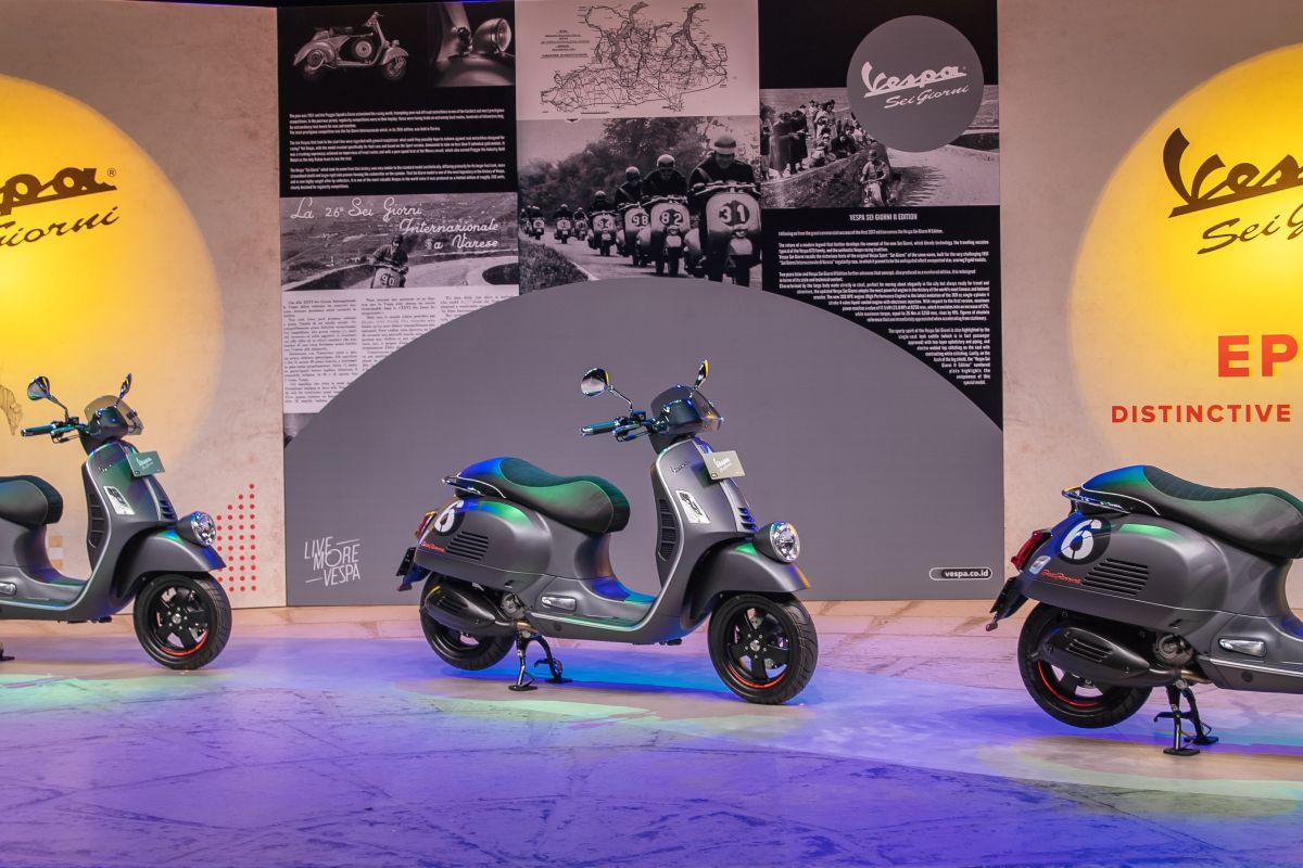 Vespa GTV Sei Giorni II Edition dibanderol Rp155 juta