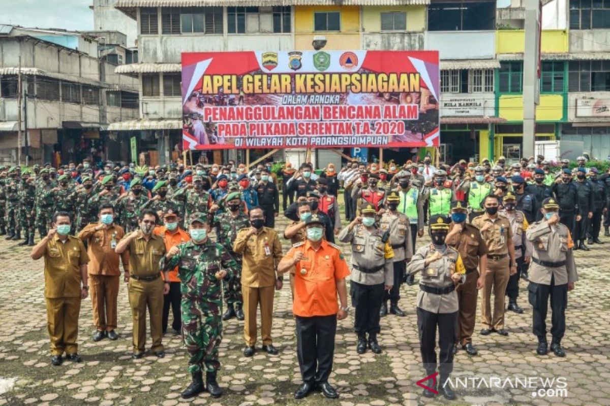 Pemkot Padangsidimpuan bersama TNI-Polri gelar Apel Siaga Bencana