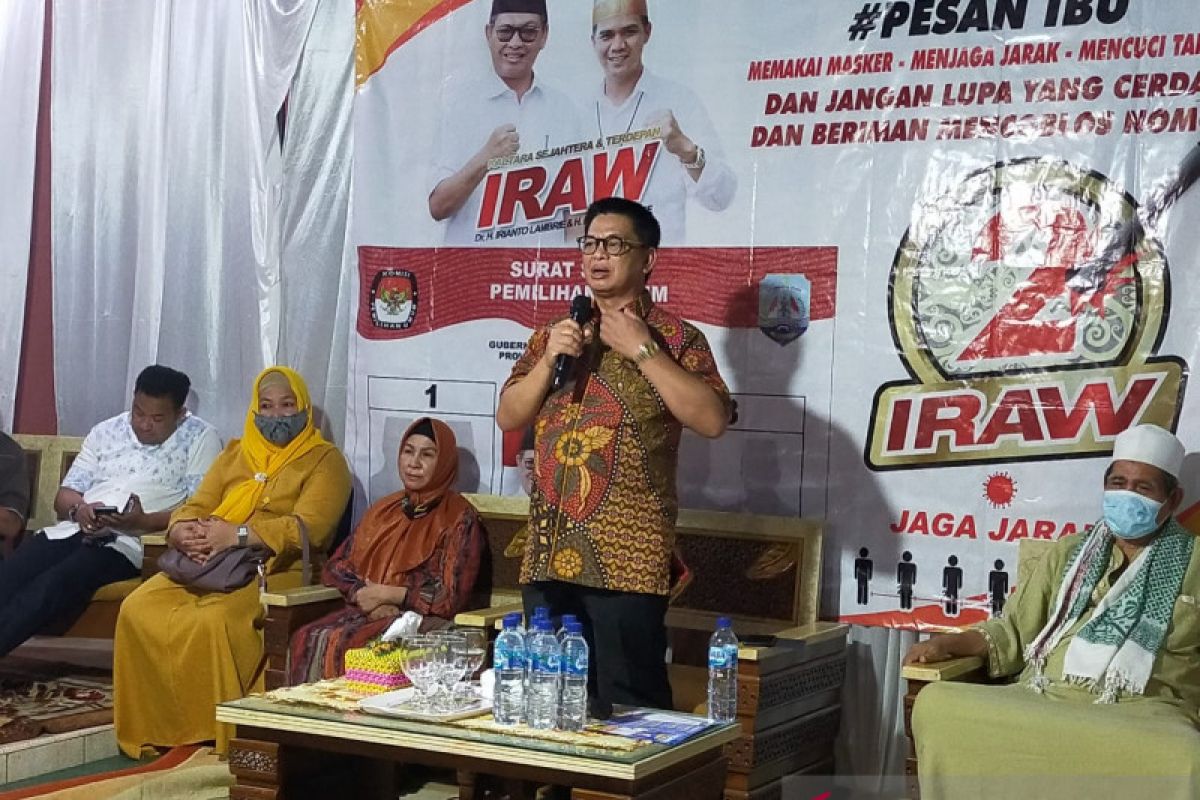 Irianto Sosialisasikan Program Unggulannya Dalam Memimpin Kaltara