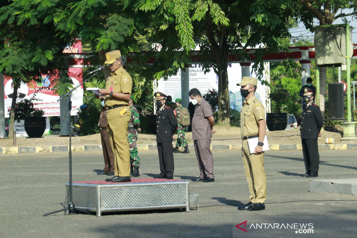 Sekda Banjarbaru inspektur upacara peringatan Hari Pahlawan