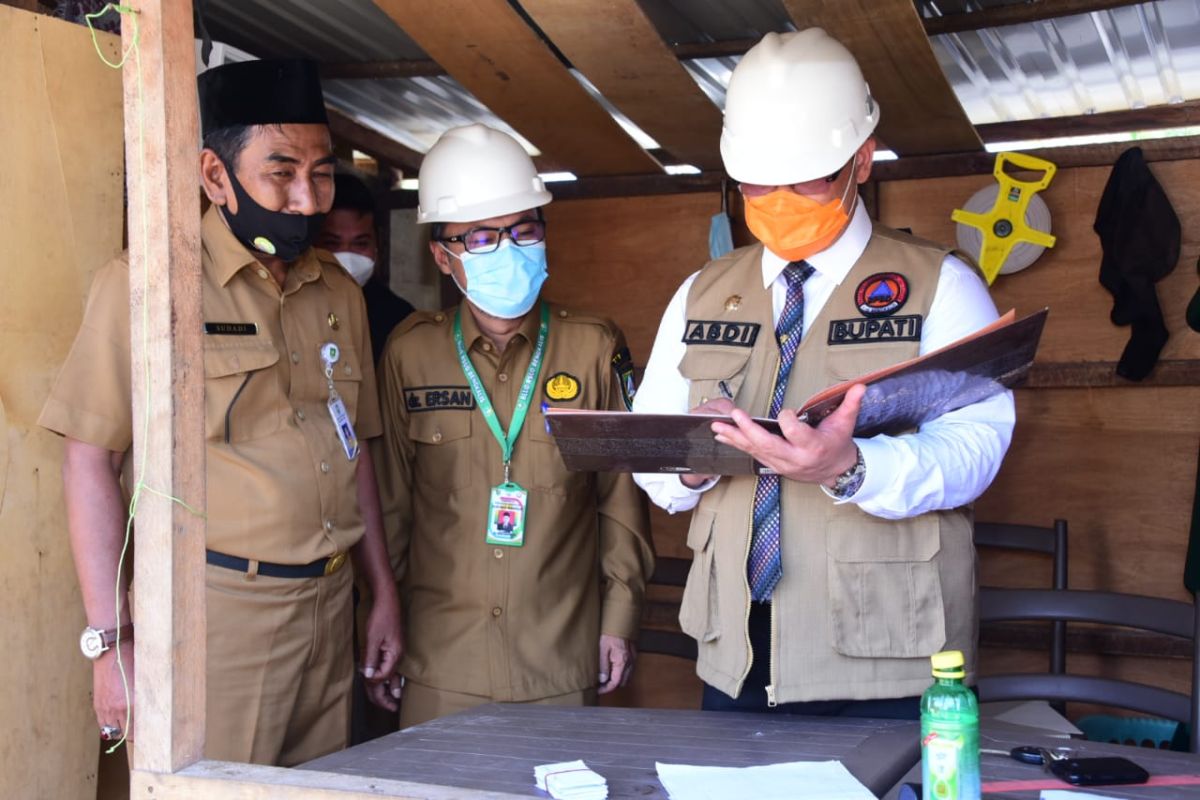 Bupati Bengkalis minta pembangunan Puskesmas selesai tepat waktu