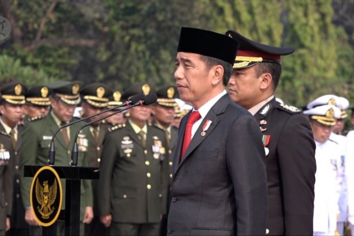 Presiden Joko Widodo pimpin Upacara Ziarah Nasional di TMP Kalibata