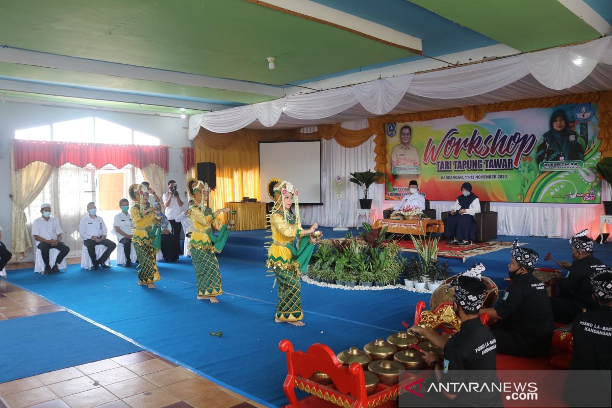 Kembangkan kompetensi penyuluh, Disdik workshop Tari Tapung Tawar