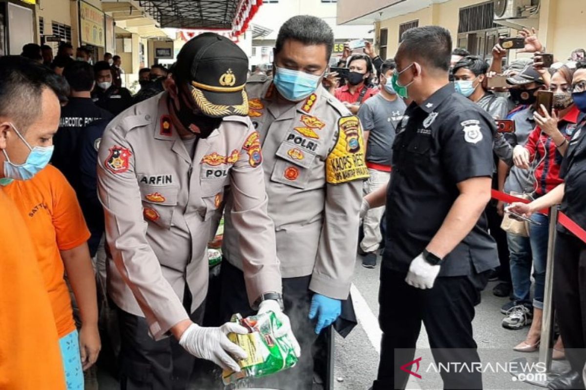 Kapolrestabes: Peredaran narkoba di Medan meningkat selama pandemi