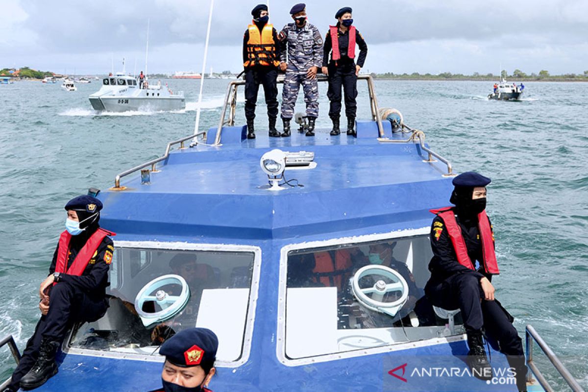 Jaga perairan Bali, Bea Cukai, TNI AL, dan Ditpolairud patroli laut bersama