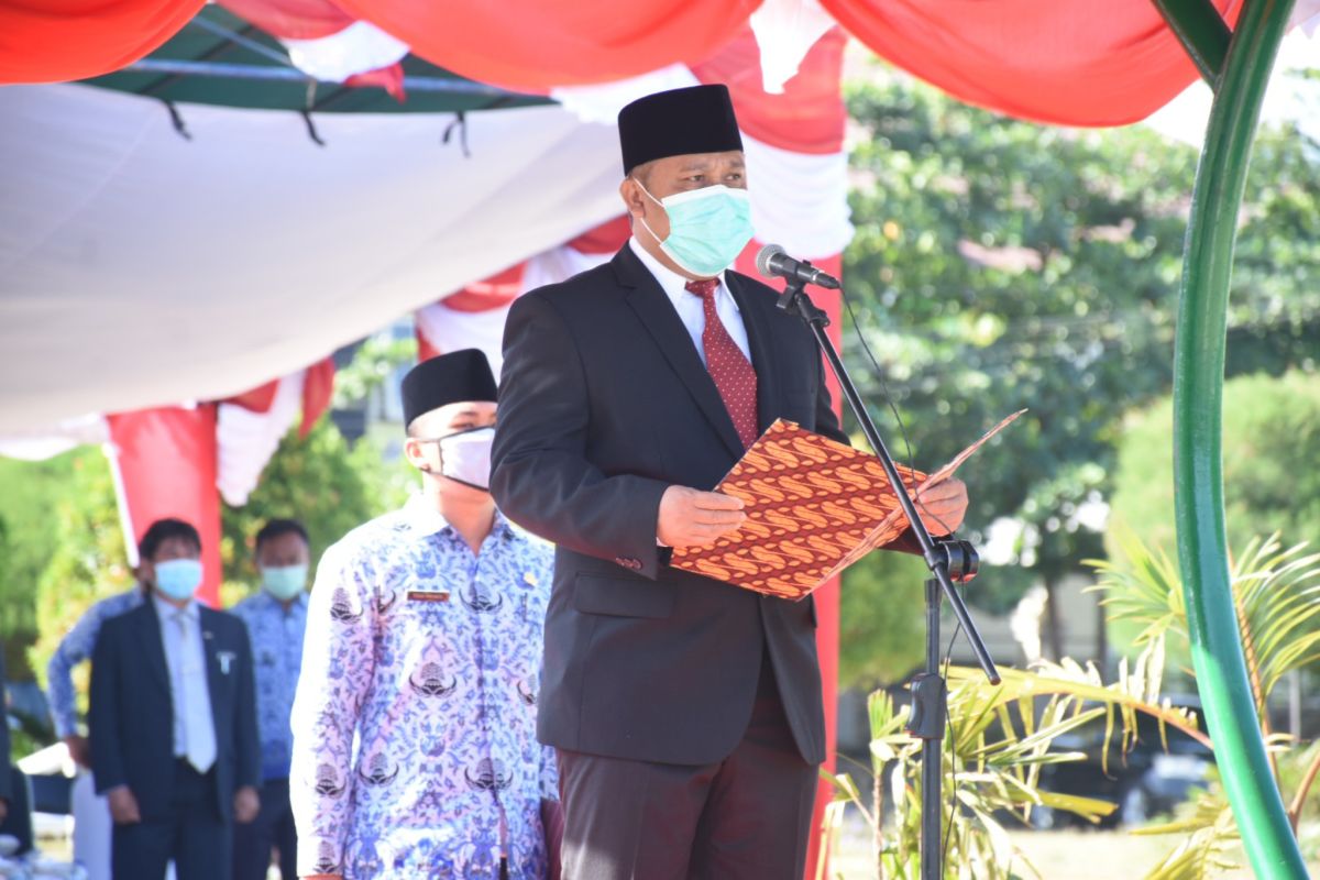 Plt Bupati Lombok Utara jadi irup peringatan Hari Pahlawan 2020
