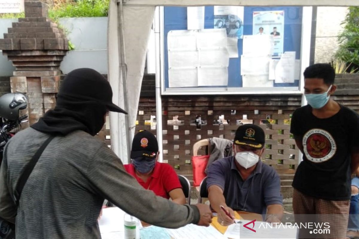 Tim Yustisi Denpasar adakan sidak masker