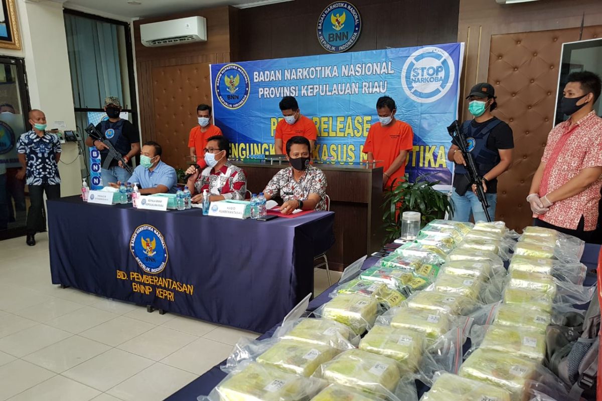 BNN Kepri ungkap peredaran 33.000 gram sabu-sabu dari Malaysia