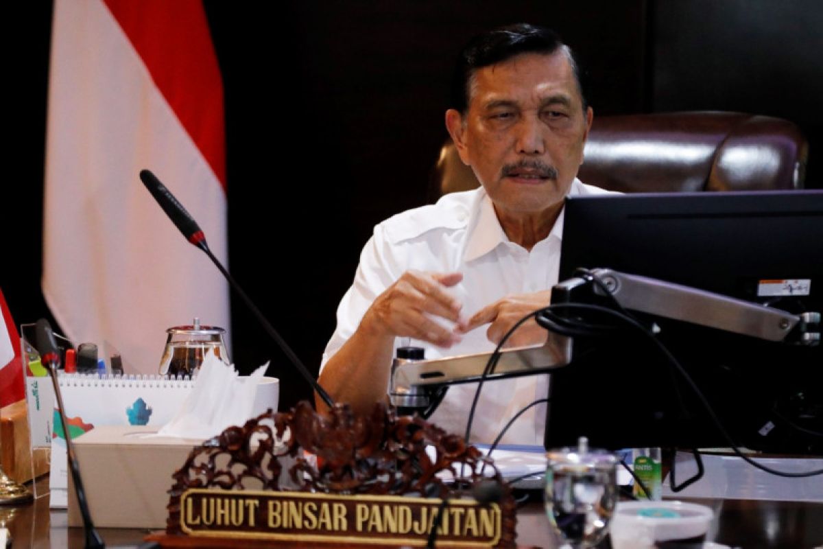 Menko Kemaritiman Luhut minta jajaran KKP tetap jalankan pekerjaan