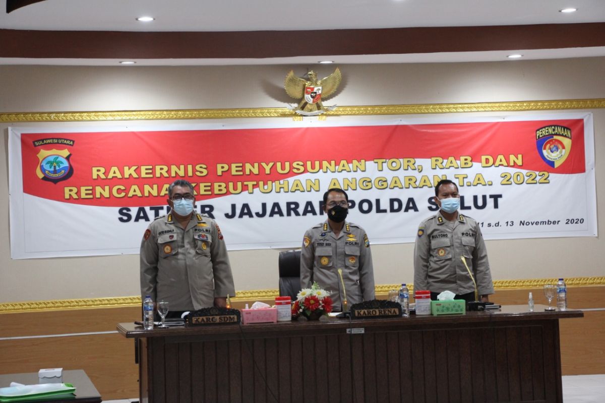 Polda Sulawesi Utara gelar Rakernis penyusunan anggaran