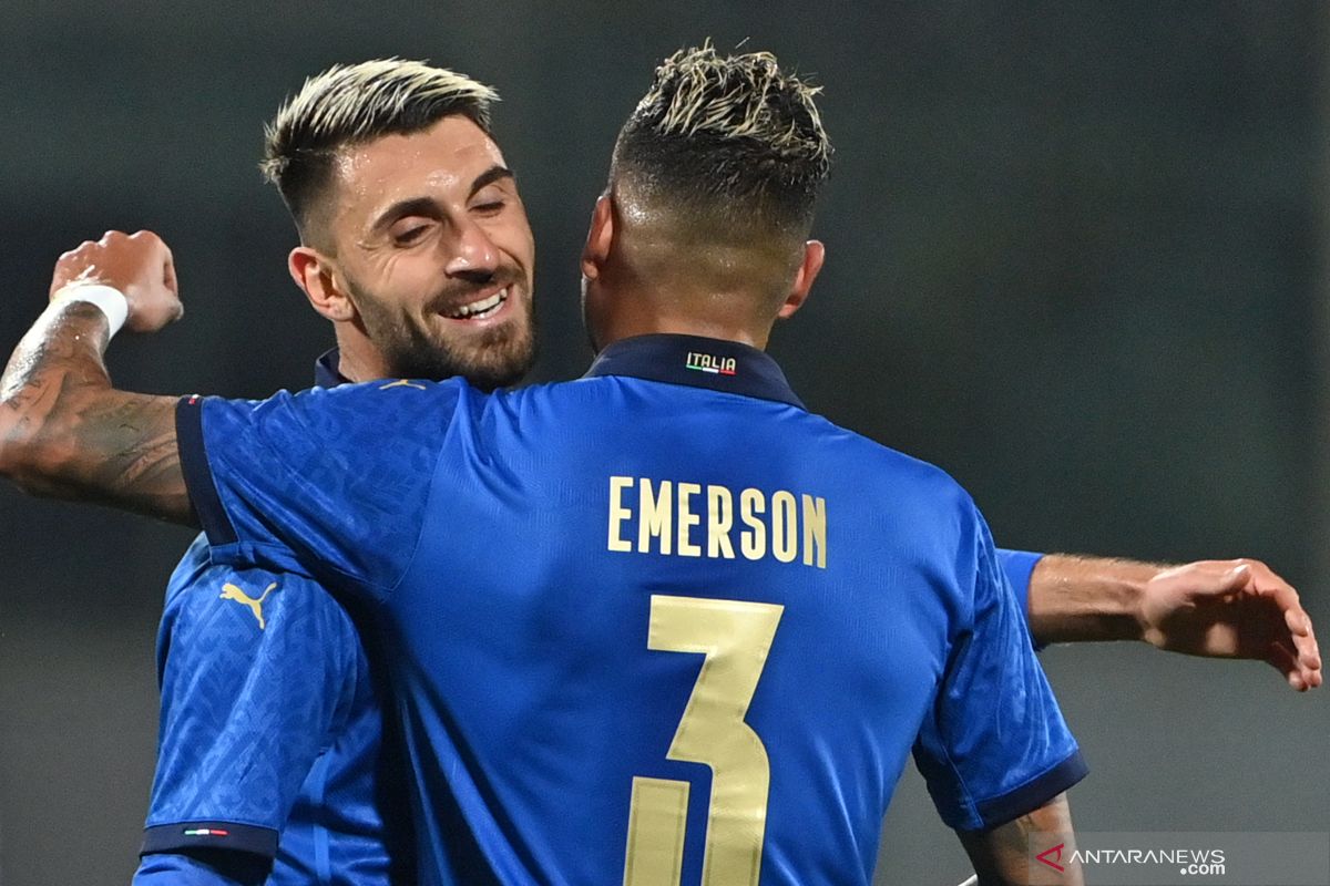 Grifo sumbang dwigol saat Italia menang 4-0 atas Estonia