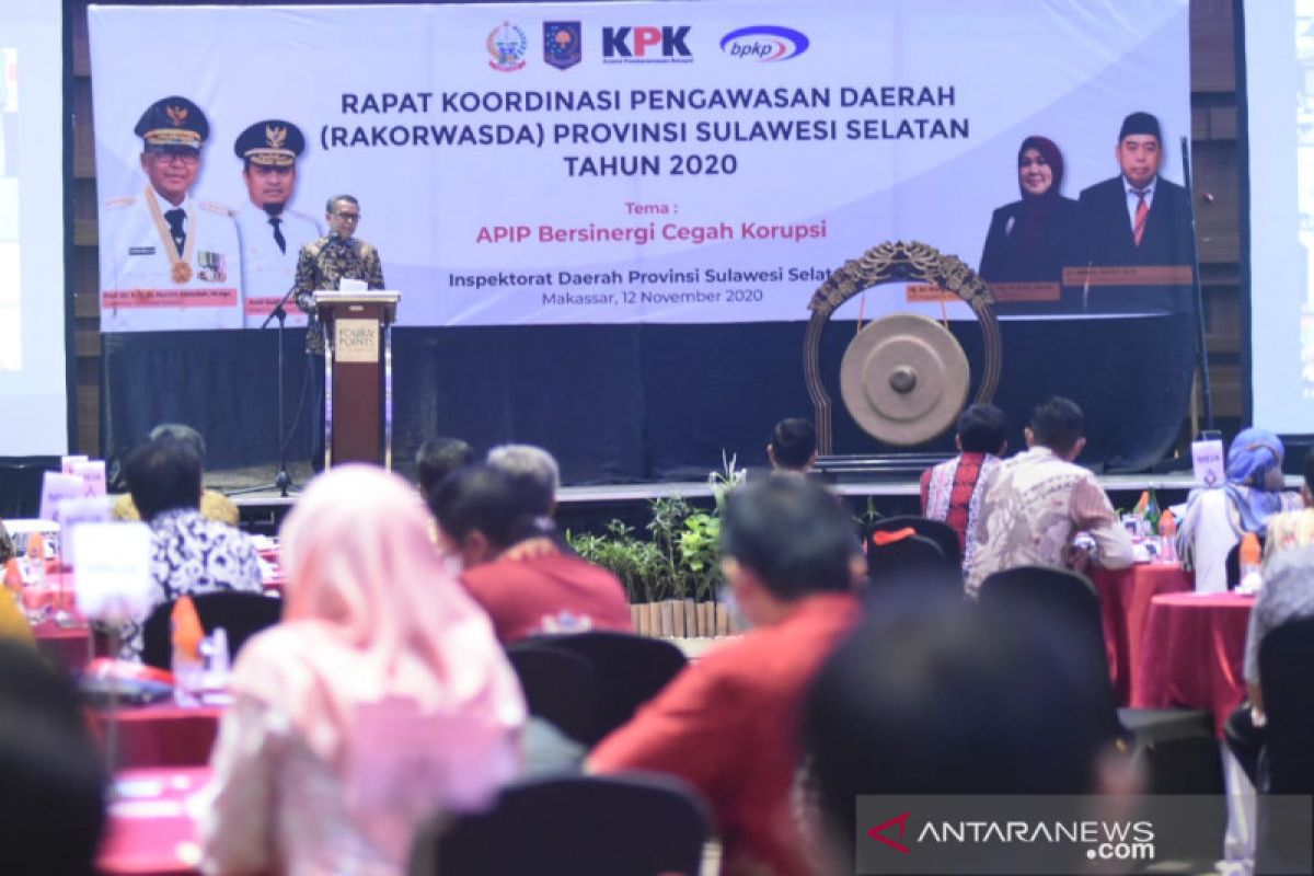 Pemprov Sulsel gelar Rakorwasda untuk sinergikan pencegahan korupsi