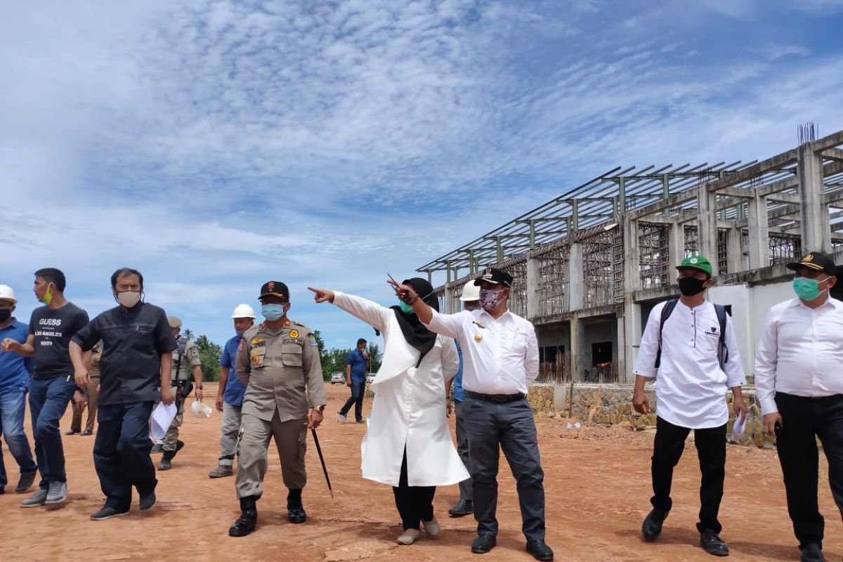 Di bangun dengan dana Provinsi Aceh, dua tahun bangunan dan jembatan di Aceh Jaya mangkrak